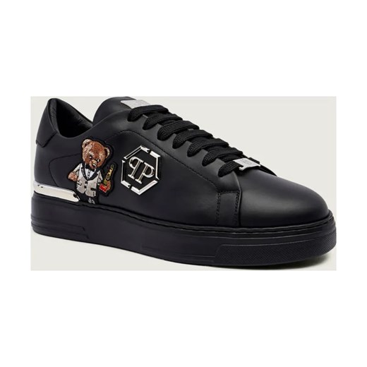 Philipp Plein Skórzane sneakersy Teddy Waiter ze sklepu Gomez Fashion Store w kategorii Buty sportowe męskie - zdjęcie 186164287