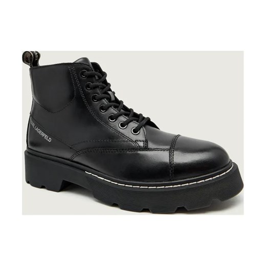 Karl Lagerfeld Skórzane buty wysokie KAMDEN ze sklepu Gomez Fashion Store w kategorii Buty zimowe męskie - zdjęcie 186164377