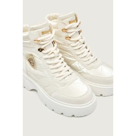 BLAUER Botki na platformie BLANCA03 | z dodatkiem skóry 38 Gomez Fashion Store