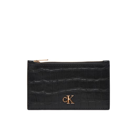 Etui na karty kredytowe Calvin Klein Ck Croc 6 Cc Cardcase LV04F1094G Czarny ze sklepu eobuwie.pl w kategorii Etui - zdjęcie 186166846