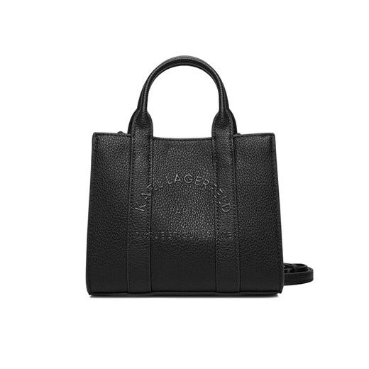 Torebka KARL LAGERFELD A4W30266 Czarny ze sklepu eobuwie.pl w kategorii Kuferki - zdjęcie 186166847