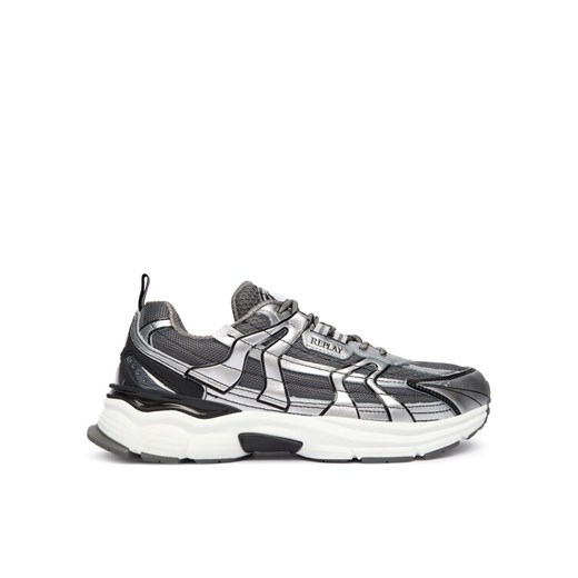 Sneakersy REPLAY GMSD5 .000.C0003T Srebrny ze sklepu eobuwie.pl w kategorii Buty sportowe męskie - zdjęcie 186166875