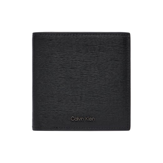 Portfel Calvin Klein Saffiano Ew Slim Trifold W Card LV04D1075G Czarny ze sklepu eobuwie.pl w kategorii Portfele męskie - zdjęcie 186166896