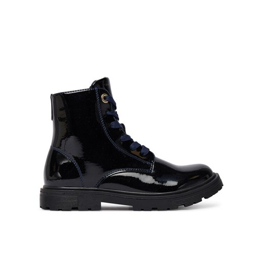 Trzewiki Tommy Hilfiger Lace-Up Bootie T1A5-34005-1237 S Granatowy ze sklepu eobuwie.pl w kategorii Buty zimowe dziecięce - zdjęcie 186166925