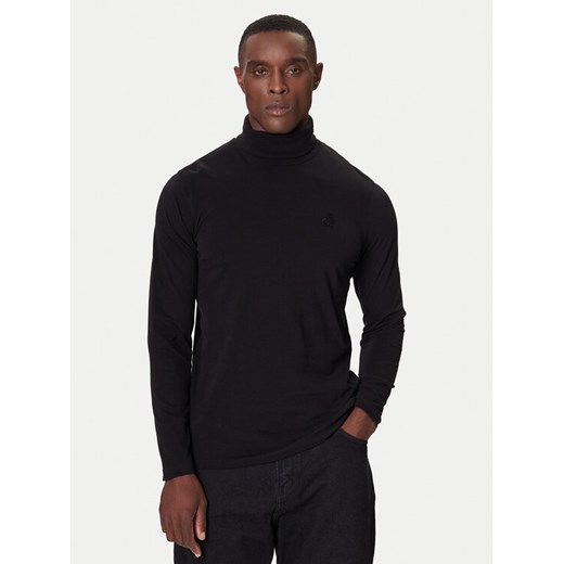 KARL LAGERFELD Golf 755023 554226 Czarny Regular Fit ze sklepu MODIVO w kategorii Swetry męskie - zdjęcie 186167327