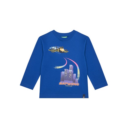 United Colors Of Benetton Bluzka 35RYG10KE Niebieski Regular Fit ze sklepu MODIVO w kategorii T-shirty chłopięce - zdjęcie 186167359