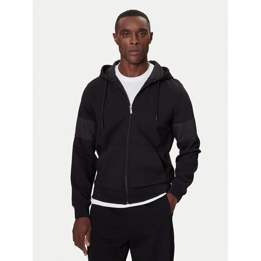 KARL LAGERFELD Bluza 705000 554902 Czarny Regular Fit ze sklepu MODIVO w kategorii Bluzy męskie - zdjęcie 186167367