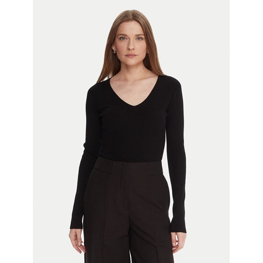 Kontatto Sweter 3M0818C Czarny Slim Fit ze sklepu MODIVO w kategorii Swetry damskie - zdjęcie 186167409