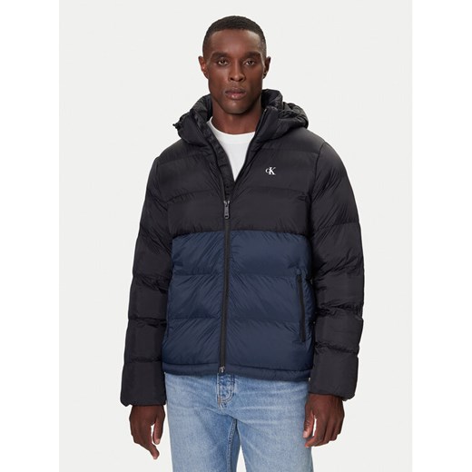 Calvin Klein Jeans Kurtka zimowa LV04RD527G Czarny Regular Fit ze sklepu MODIVO w kategorii Kurtki męskie - zdjęcie 186167415
