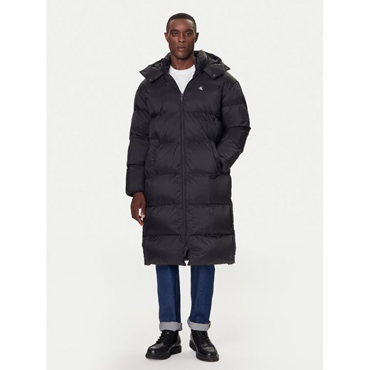 Calvin Klein Jeans Płaszcz zimowy LV04RD518G Czarny Regular Fit ze sklepu MODIVO w kategorii Płaszcze męskie - zdjęcie 186167417
