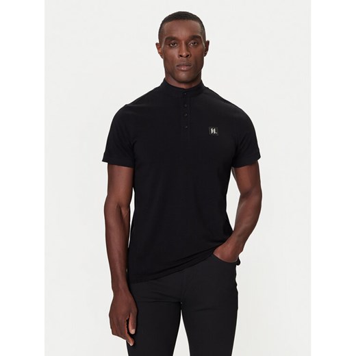 KARL LAGERFELD Polo 745001 554221 Czarny Regular Fit ze sklepu MODIVO w kategorii T-shirty męskie - zdjęcie 186167425