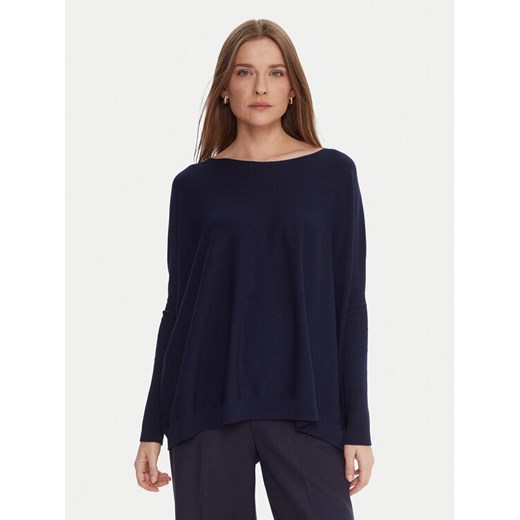 Kontatto Sweter 3M0802C Granatowy Relaxed Fit ze sklepu MODIVO w kategorii Swetry damskie - zdjęcie 186167429