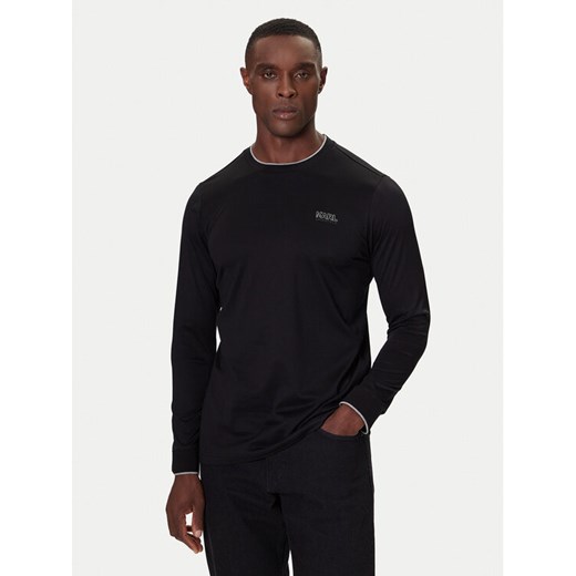 KARL LAGERFELD Longsleeve 755001 554200 Czarny Regular Fit - id: 0000305654441 - marki Karl Lagerfeld - 186167439 KARL LAGERFELD Longsleeve 755001 554200 Czarny Regular Fit ze sklepu MODIVO w kategorii T-shirty męskie - zdjęcie 186167439