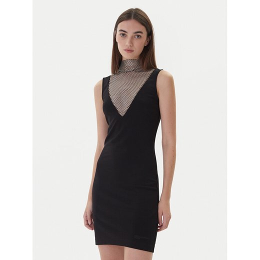 Karl Lagerfeld Jeans Sukienka koktajlowa A4W13009 Czarny Slim Fit ze sklepu MODIVO w kategorii Sukienki - zdjęcie 186167488