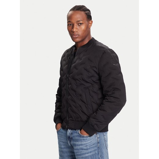 Geox Kurtka przejściowa M Spherica M5628R T3271 F9000 Czarny Regular Fit ze sklepu MODIVO w kategorii Kurtki męskie - zdjęcie 186167535