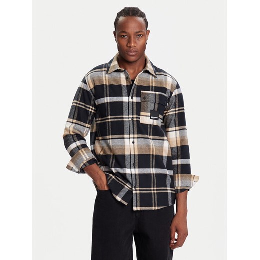 Karl Lagerfeld Jeans Koszula A4M16004 Brązowy Regular Fit ze sklepu MODIVO w kategorii Koszule męskie - zdjęcie 186167546