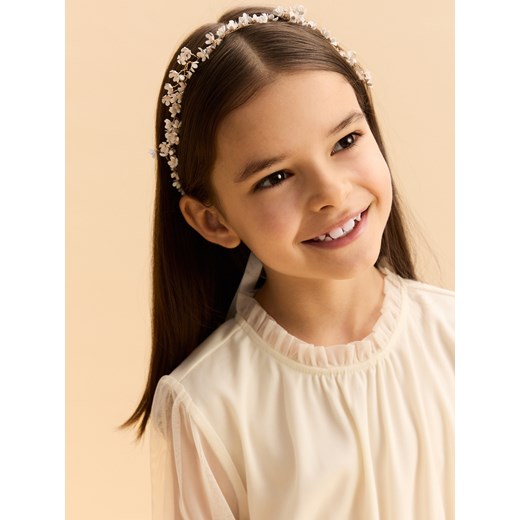 Reserved - Opaska do włosów - biały ze sklepu Reserved w kategorii Opaski do włosów - zdjęcie 186169115