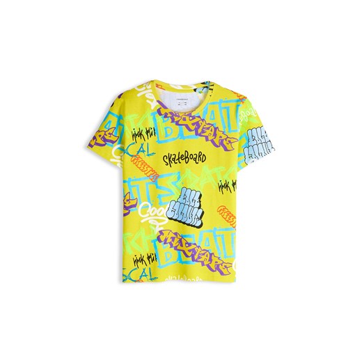 GATE Bawełniana koszulka z nadrukiem 8Y ze sklepu gateshop w kategorii T-shirty chłopięce - zdjęcie 186169337