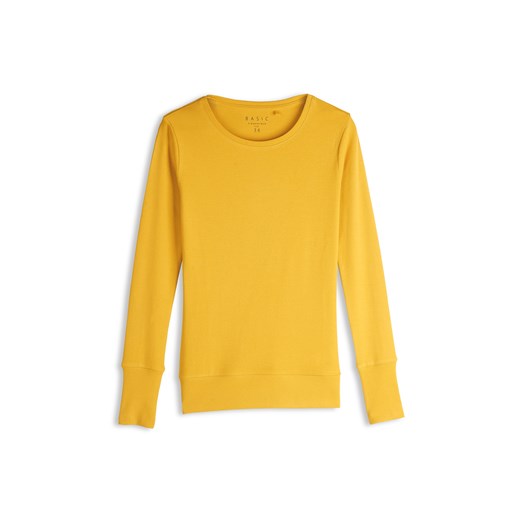 GATE Podstawowy bawełniany T-shirt z długim rękawem 34 ze sklepu gateshop w kategorii Bluzki damskie - zdjęcie 186169368