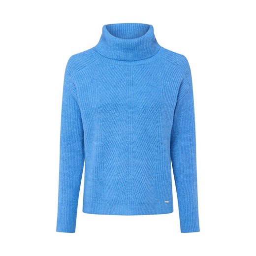 More & More Damski sweter z golfem Kobiety Sztuczne włókno écru marmurkowy ze sklepu vangraaf w kategorii Swetry damskie - zdjęcie 186169415