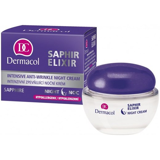 Dermacol Saphir Elixir Night Cream 50ml W Krem do twarzy na noc e-glamour fioletowy kremy