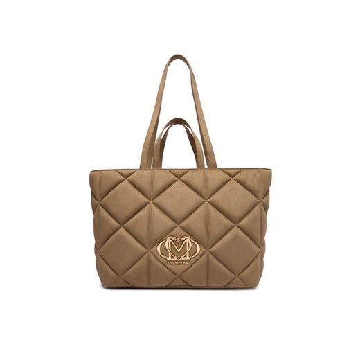 Torebka LOVE MOSCHINO JC4397PP0NKE0105 Beżowy ze sklepu eobuwie.pl w kategorii Torby Shopper bag - zdjęcie 186171128