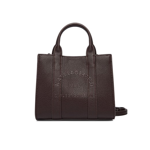 Torebka KARL LAGERFELD A4W30266 Brązowy ze sklepu eobuwie.pl w kategorii Torby Shopper bag - zdjęcie 186171166