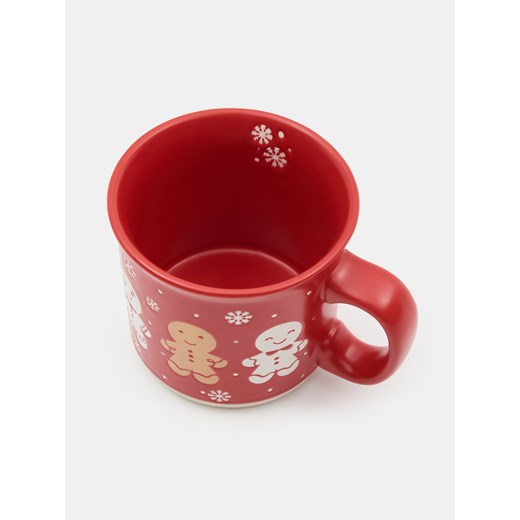 Sinsay - Kubek z motywem świątecznym - czerwony Sinsay One Size Sinsay
