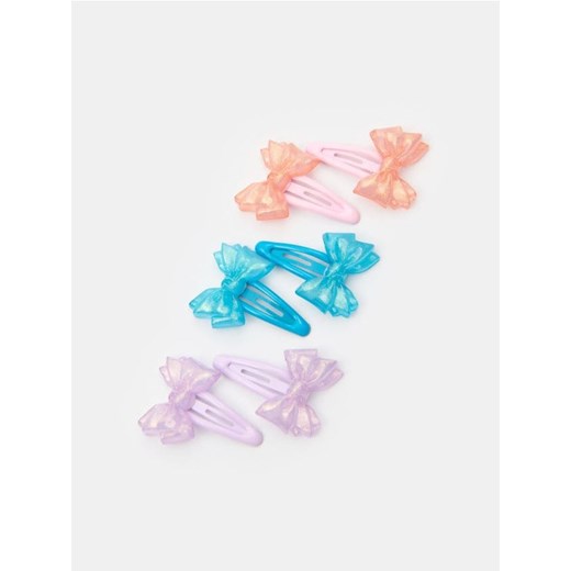 Sinsay - Spinki do włosów z kokardkami 6 pack - wielobarwny ze sklepu Sinsay w kategorii Ozdoby do włosów dziewczęce - zdjęcie 186173179