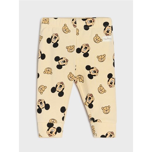 Sinsay - Legginsy frotte Mickey Mouse - kremowy - id: WK237-01X - marki Sinsay - 186173229 Sinsay - Legginsy frotte Mickey Mouse - kremowy ze sklepu Sinsay w kategorii Odzież dla niemowląt - zdjęcie 186173229