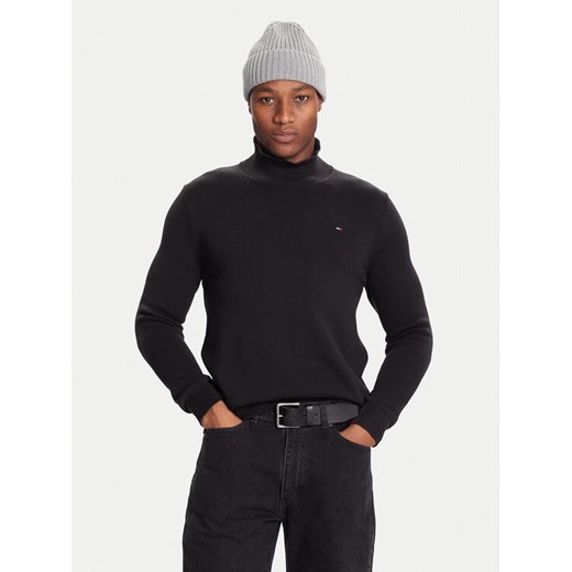 Tommy Jeans Golf DM0DM22096 Czarny Regular Fit ze sklepu MODIVO w kategorii Swetry męskie - zdjęcie 186173277
