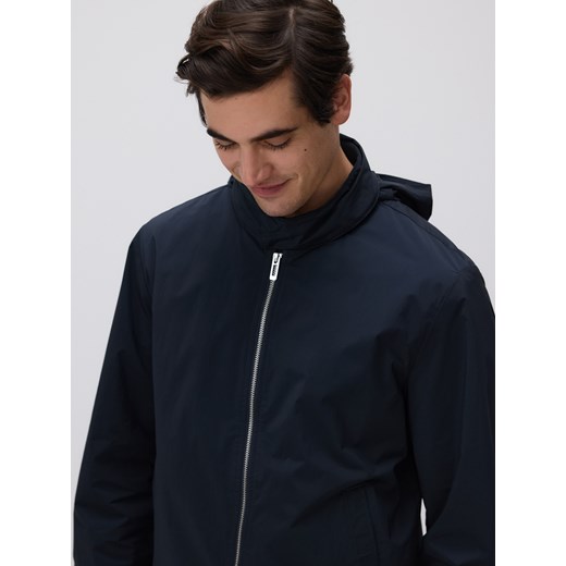 Reserved - Kurtka z chowanym kapturem - granatowy ze sklepu Reserved w kategorii Kurtki męskie - zdjęcie 186174169
