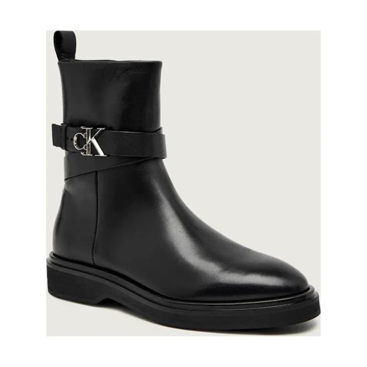 Calvin Klein Skórzane botki ze sklepu Gomez Fashion Store w kategorii Botki - zdjęcie 186175105