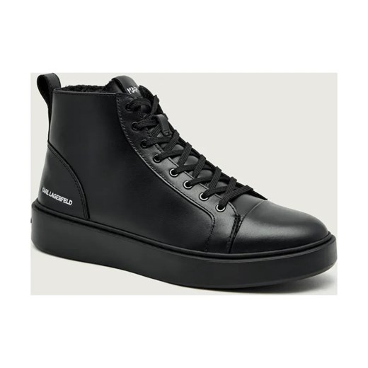 Karl Lagerfeld Skórzane sneakersy FLINT II ze sklepu Gomez Fashion Store w kategorii Buty sportowe męskie - zdjęcie 186175127