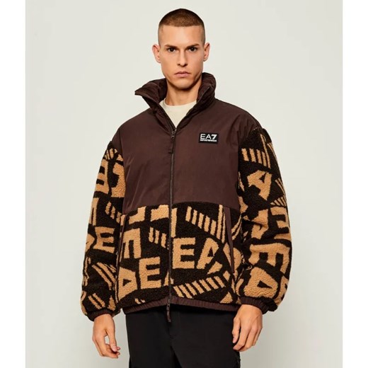 EA7 Polarowa kurtka | Oversize fit ze sklepu Gomez Fashion Store w kategorii Kurtki męskie - zdjęcie 186175179
