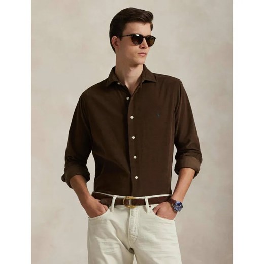 POLO RALPH LAUREN Sztruksowa koszula | Slim Fit ze sklepu Gomez Fashion Store w kategorii Koszule męskie - zdjęcie 186175239