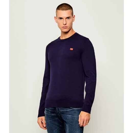 HUGO Sweter San Cassius | Regular Fit ze sklepu Gomez Fashion Store w kategorii Swetry męskie - zdjęcie 186175247