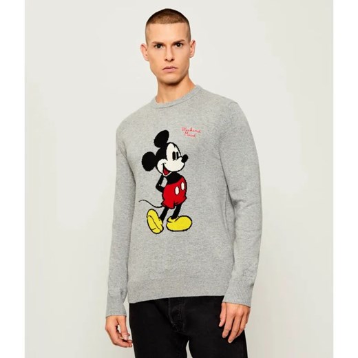 ST.Barth Sweter Heron ST. BARTH X DISNEY | Regular Fit | z dodatkiem wełny i kaszmiru ze sklepu Gomez Fashion Store w kategorii Swetry męskie - zdjęcie 186175248