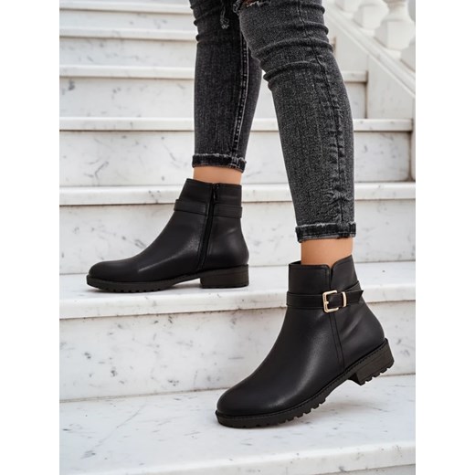 Royalfashion Botki damskie Fivvos ze sklepu royalfashion.pl w kategorii Botki - zdjęcie 186176705