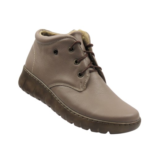 Botki damskie polskiej marki HELIOS Komfort 793 khaki ze sklepu ulubioneobuwie w kategorii Botki - zdjęcie 186178909