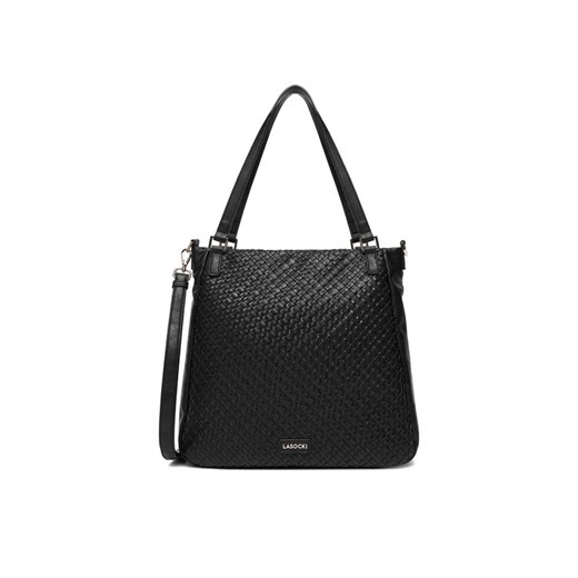 Torebka Lasocki C-LSK-K-046-06 Czarny ze sklepu eobuwie.pl w kategorii Torby Shopper bag - zdjęcie 186179488