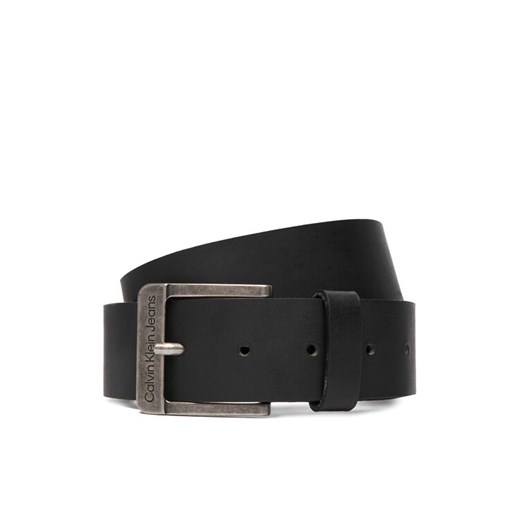 Pasek Męski Calvin Klein Jeans Monogram Hardware 35Mm K50K510065 Czarny ze sklepu eobuwie.pl w kategorii Paski męskie - zdjęcie 186179575