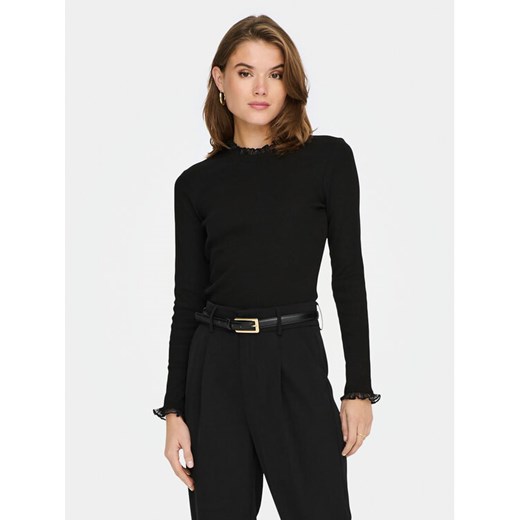 ONLY Bluzka Leslie 15277888 Czarny Regular Fit ze sklepu MODIVO w kategorii Bluzki damskie - zdjęcie 186180426