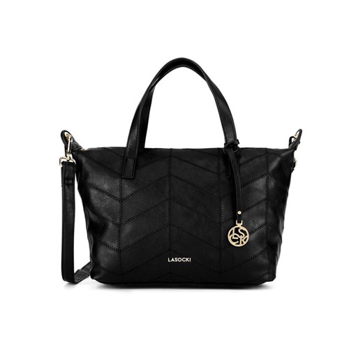 Lasocki Torebka C-LSK-K-018-06 Czarny ze sklepu MODIVO w kategorii Torby Shopper bag - zdjęcie 186180436