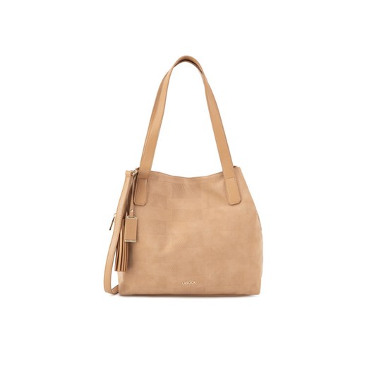 Lasocki Torebka C-LSK-K-040-06 Brązowy ze sklepu MODIVO w kategorii Torby Shopper bag - zdjęcie 186180586