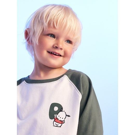 Reserved - Longlseeve Pochacco - złamana biel ze sklepu Reserved w kategorii T-shirty chłopięce - zdjęcie 186182097