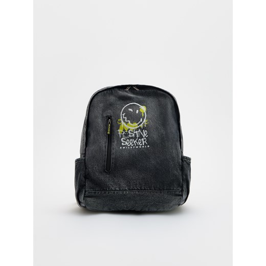 Reserved - Plecak SmileyWorld® - ciemnoszary ze sklepu Reserved w kategorii Plecaki dla dzieci - zdjęcie 186182118