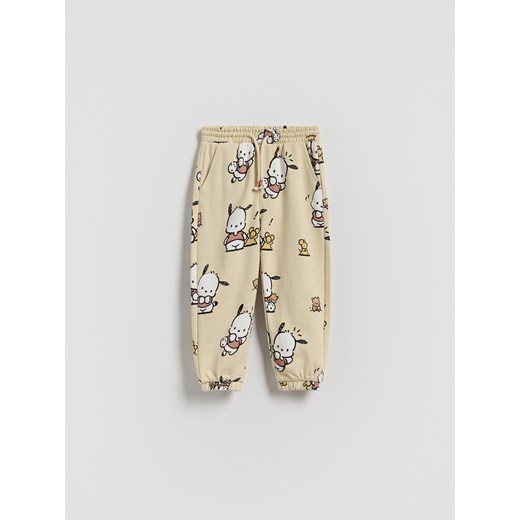 Reserved - Joggery Pochacco - beżowy ze sklepu Reserved w kategorii Spodnie chłopięce - zdjęcie 186182145