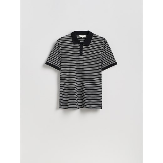 Reserved - Koszulka polo regular w paski - wielobarwny ze sklepu Reserved w kategorii T-shirty męskie - zdjęcie 186182897