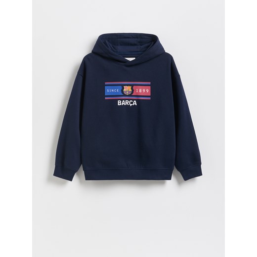 Reserved - Bluza FC Barcelona - granatowy ze sklepu Reserved w kategorii Bluzy chłopięce - zdjęcie 186183019